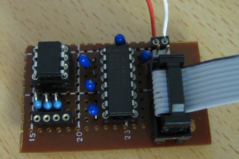 The Atmel ATtiny13V ADC Sampler to RS-232 Interface