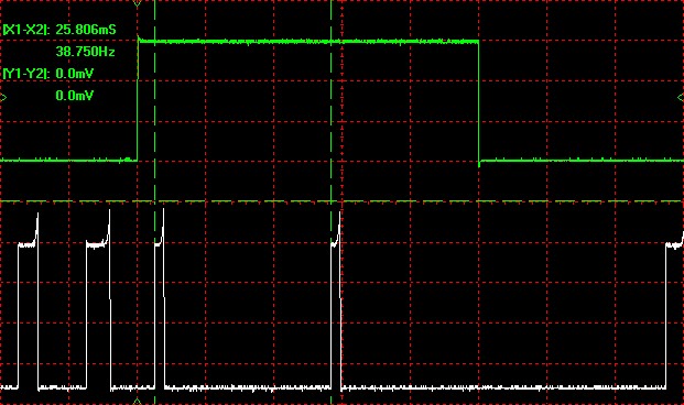 Oscillogram of the Start Bit region.