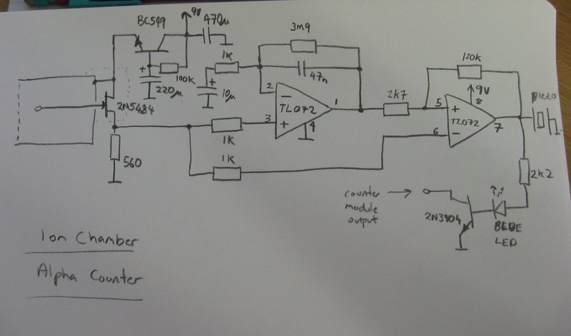 Radon Detector Circuit