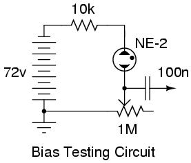 bias testing circuit