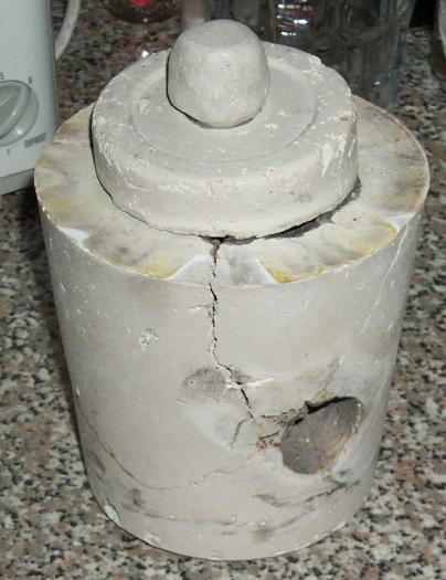 furnace after several cycles of abuse