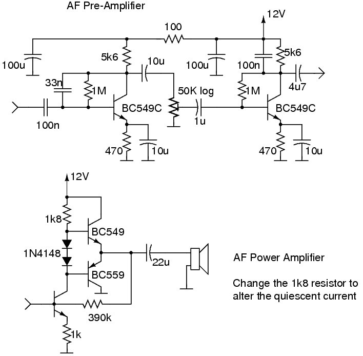 AF Amplifier Circuit