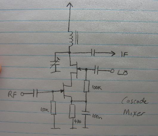 Cascode Mixer Circuit