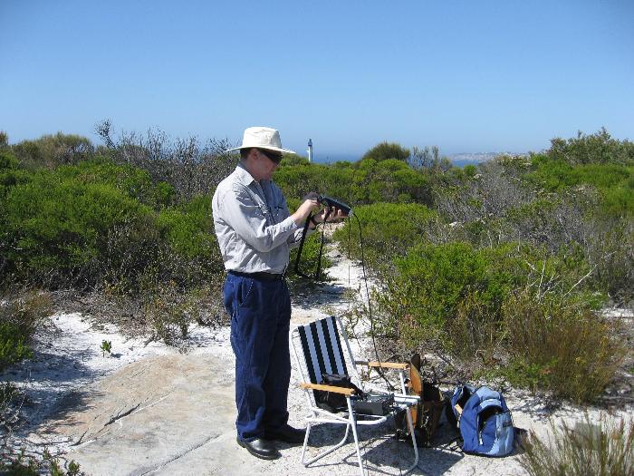 Peter tuning around 40 metres