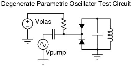 Test Parametric Oscillator Circuit