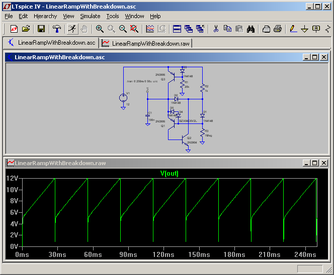 Breakdown Model Emulation Circuit