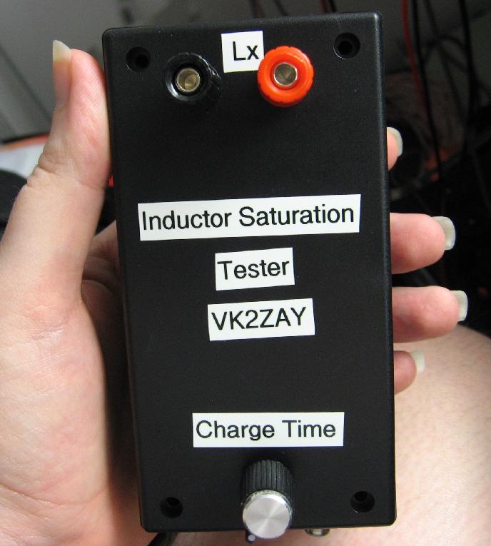 Front View of the Inductor Saturation Tester